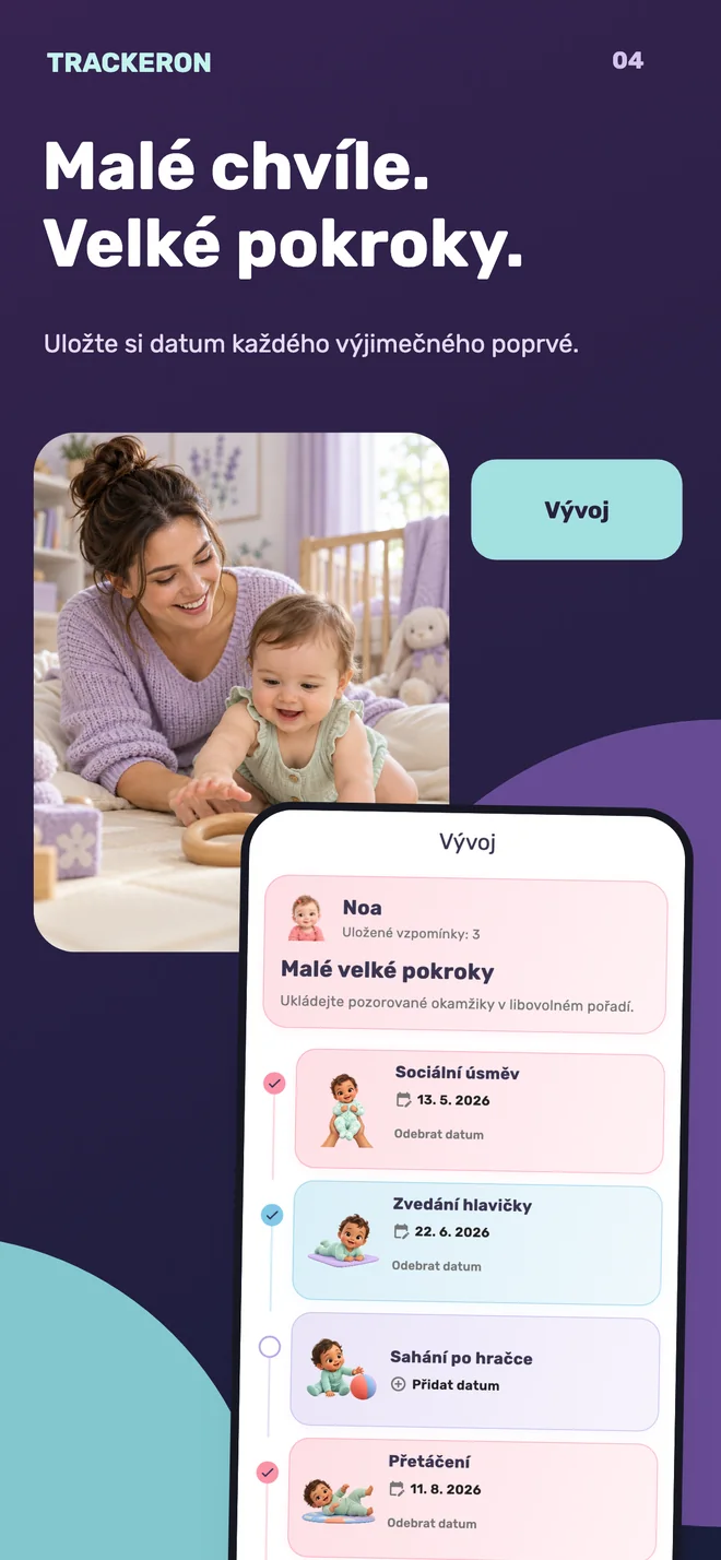 Trackeron — Vývojové milníky