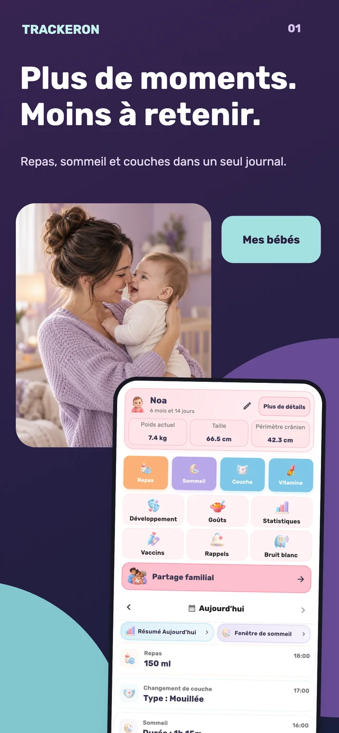 Trackeron — Journal de bébé