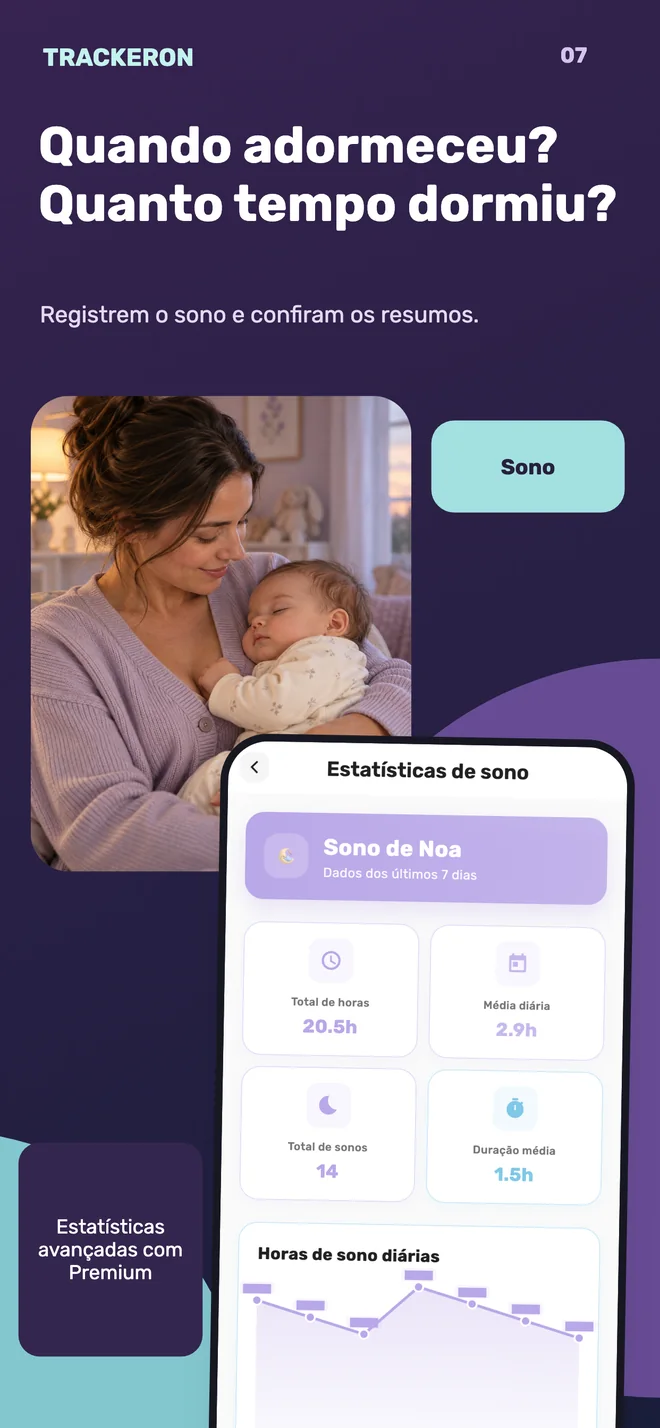 Trackeron — Registro do sono